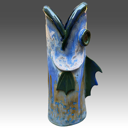 Martha Grattan Fish Vase 12" DP3396